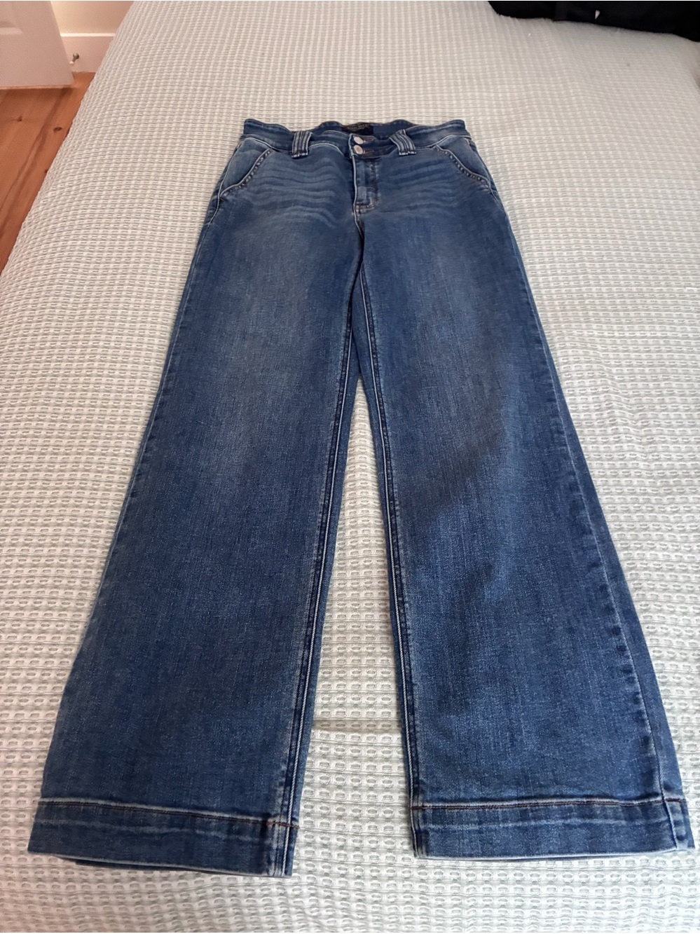 Judy Blue Classic Wide-Leg Women's Jeans - Blue Denim 9/29